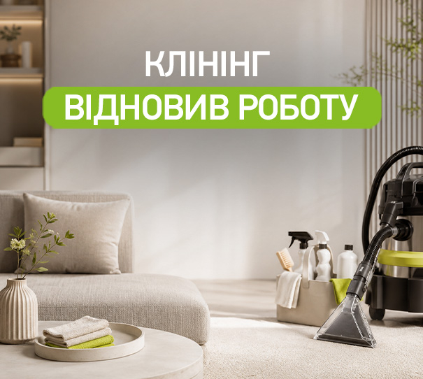 Відновлено надання послуг клінінгу та чищення м’яких меблів